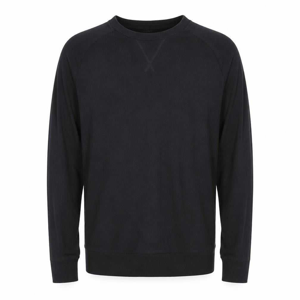 Marks & Spencer Men’s Black Cotton Modal Pullover Jumper Size M