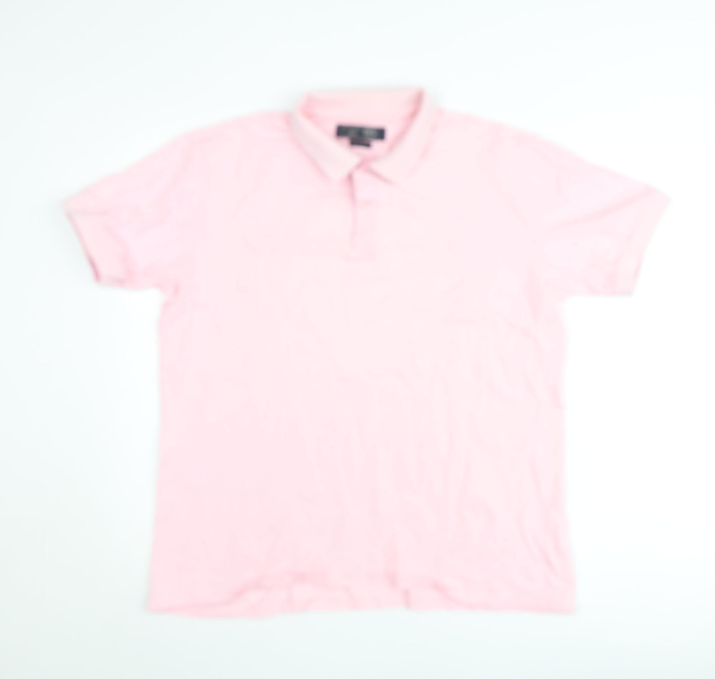 Paul Costelloe Men’s Pink Cotton Polo Shirt Regular Fit M