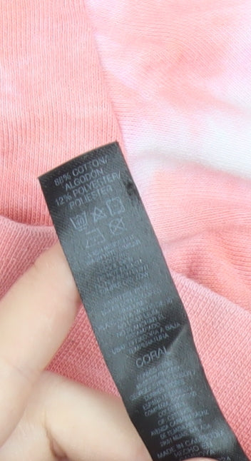 Dunnes Women’s Pink Tie-Dye Sweatshirt XXL Cotton Blend