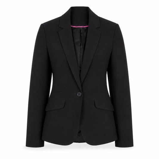 Atmosphere Womens Black Blazer Jacket UK 10 Regular Fit Notch Lapel