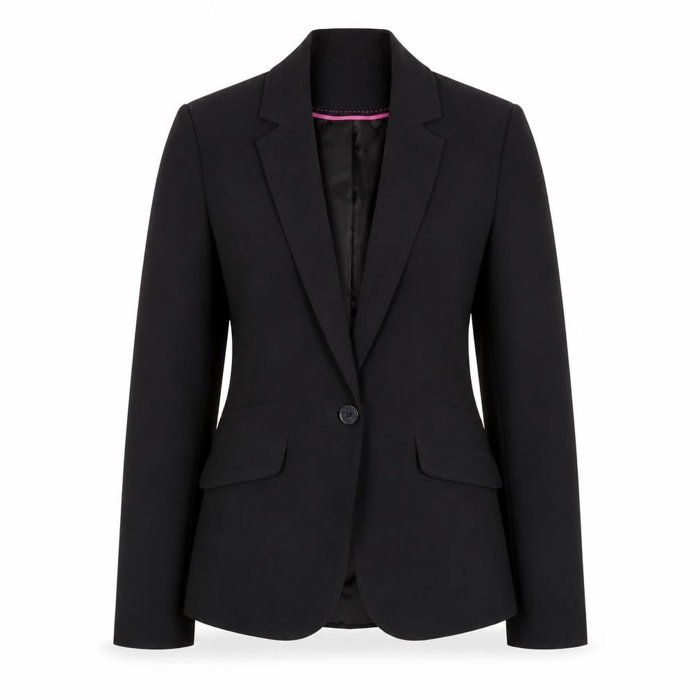 Atmosphere Womens Black Blazer Jacket UK 10 Regular Fit Notch Lapel