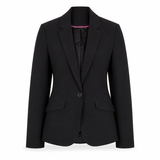 Atmosphere Womens Black Blazer Jacket UK 10 Regular Fit Notch Lapel