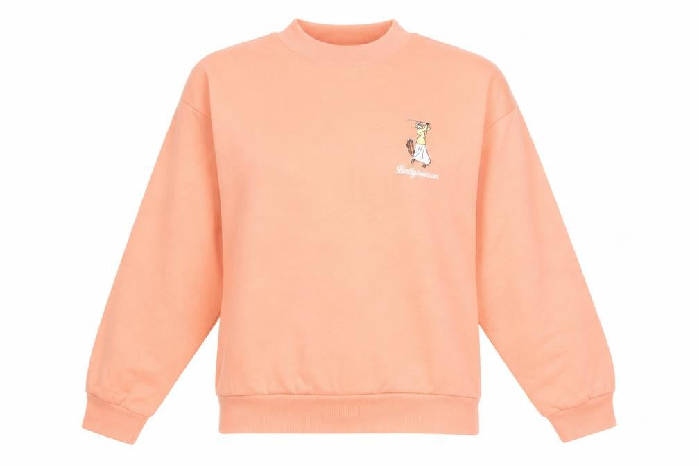 Golf Antiques Women’s Pink Sweatshirt M Crew Neck Long Sleeve Ballybunion