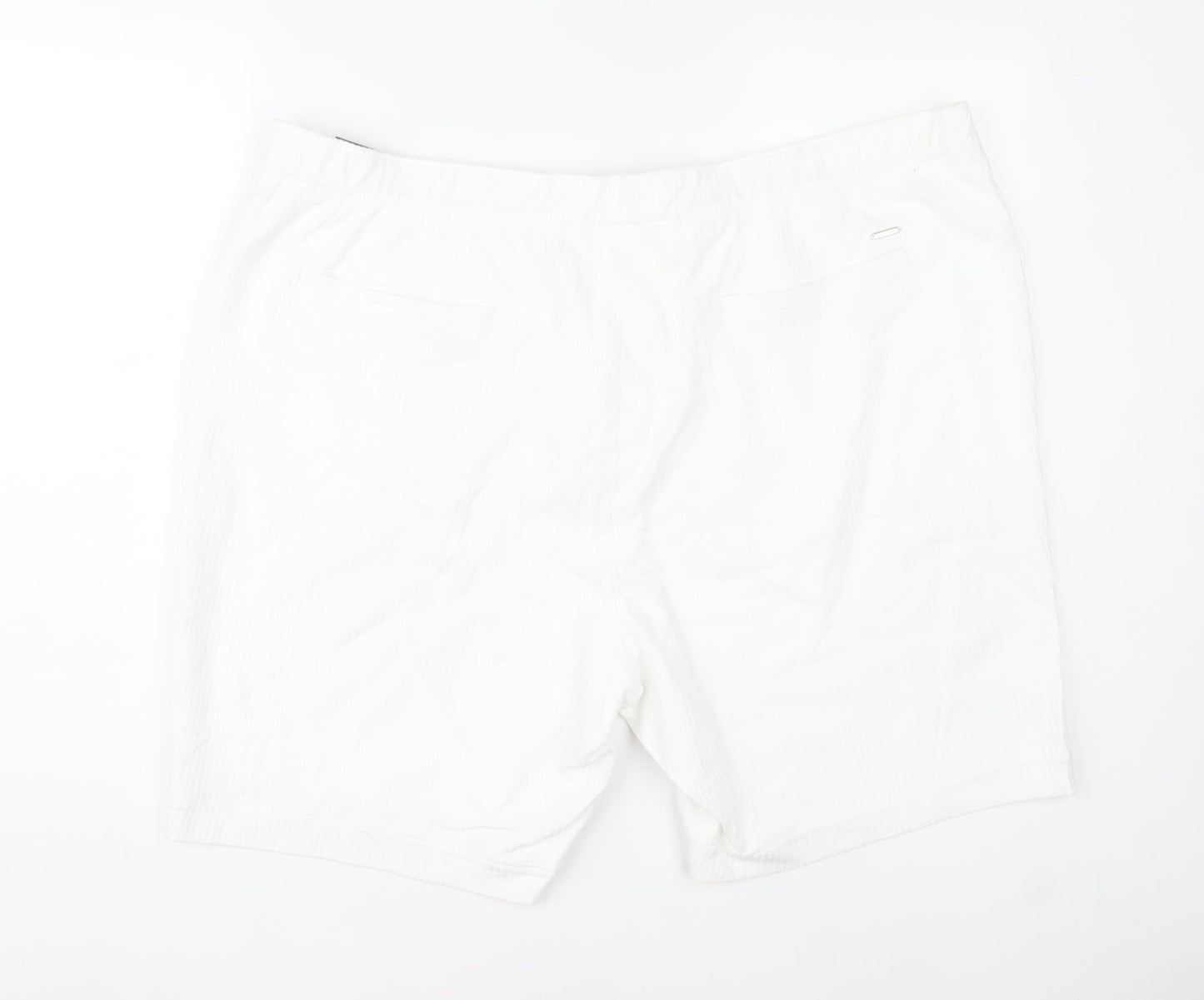 Marks and Spencer Men’s White 3XL Chino Shorts Cotton Summer