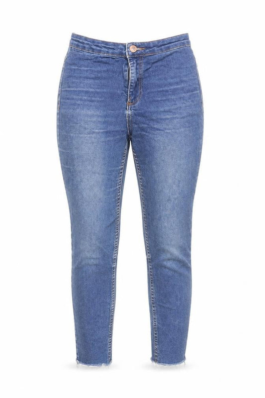 New Look Hallie Women's Blue Size 8 High Rise Skinny Jeans