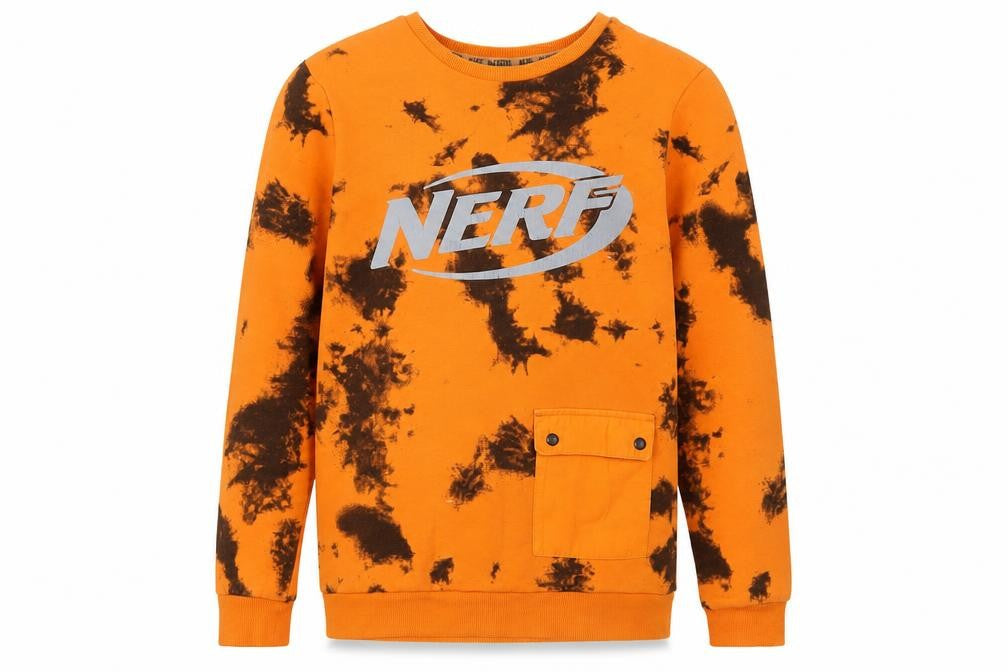 George Boys Orange Nerf Sweatshirt 13-14Y Pullover Graphic Print