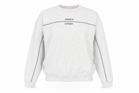 Adidas Women Grey Crew Neck Sweatshirt Size 10 Long Sleeve