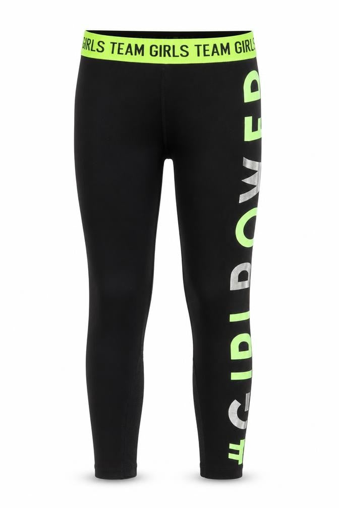 Dunnes Girls Black Ankle Leggings M #GirlPower Sports Activewear