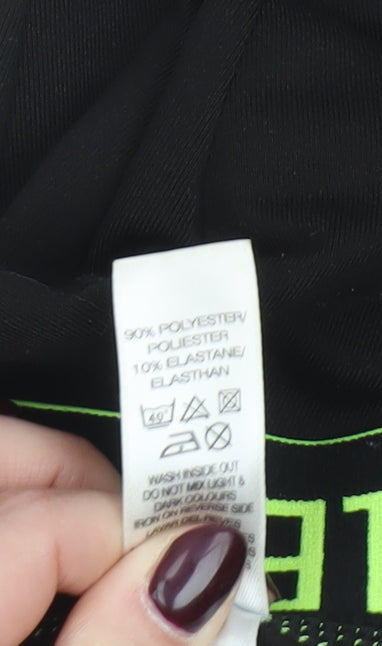 Dunnes Girls Black Ankle Leggings M #GirlPower Sports Activewear