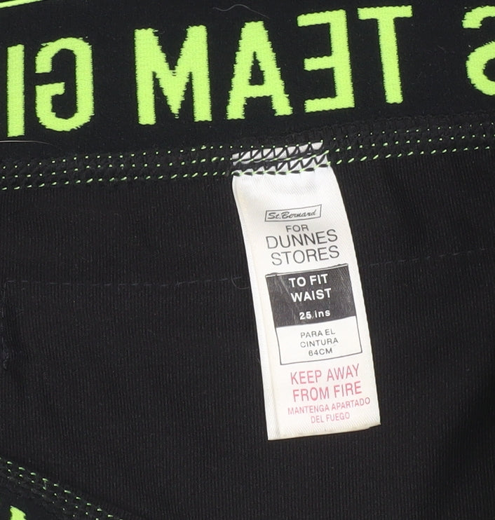 Dunnes Girls Black Ankle Leggings M #GirlPower Sports Activewear