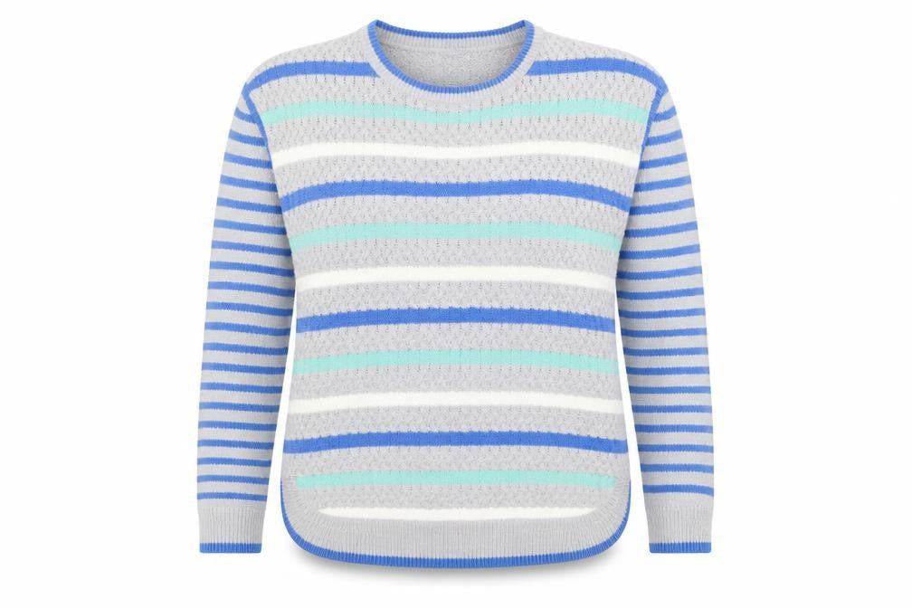 Marks & Spencer Women’s Multicoloured Striped Jumper UK 14