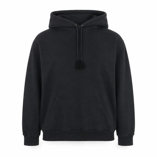 Monki Women’s Black Pullover Hoodie Size 12 Cotton Blend