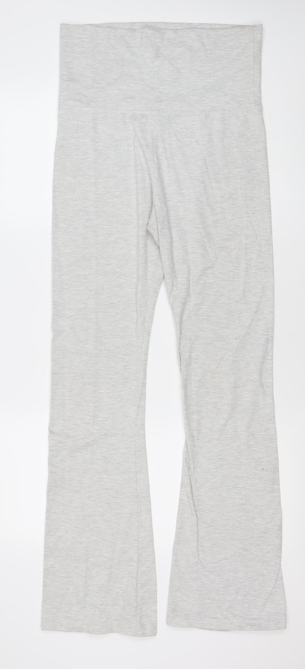 Stradivarius Women’s Grey Leggings Slim Fit Size 8 Jersey Stretch