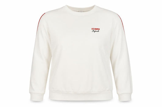 Lee Cooper Women’s White Crew Neck Sweatshirt UK 18