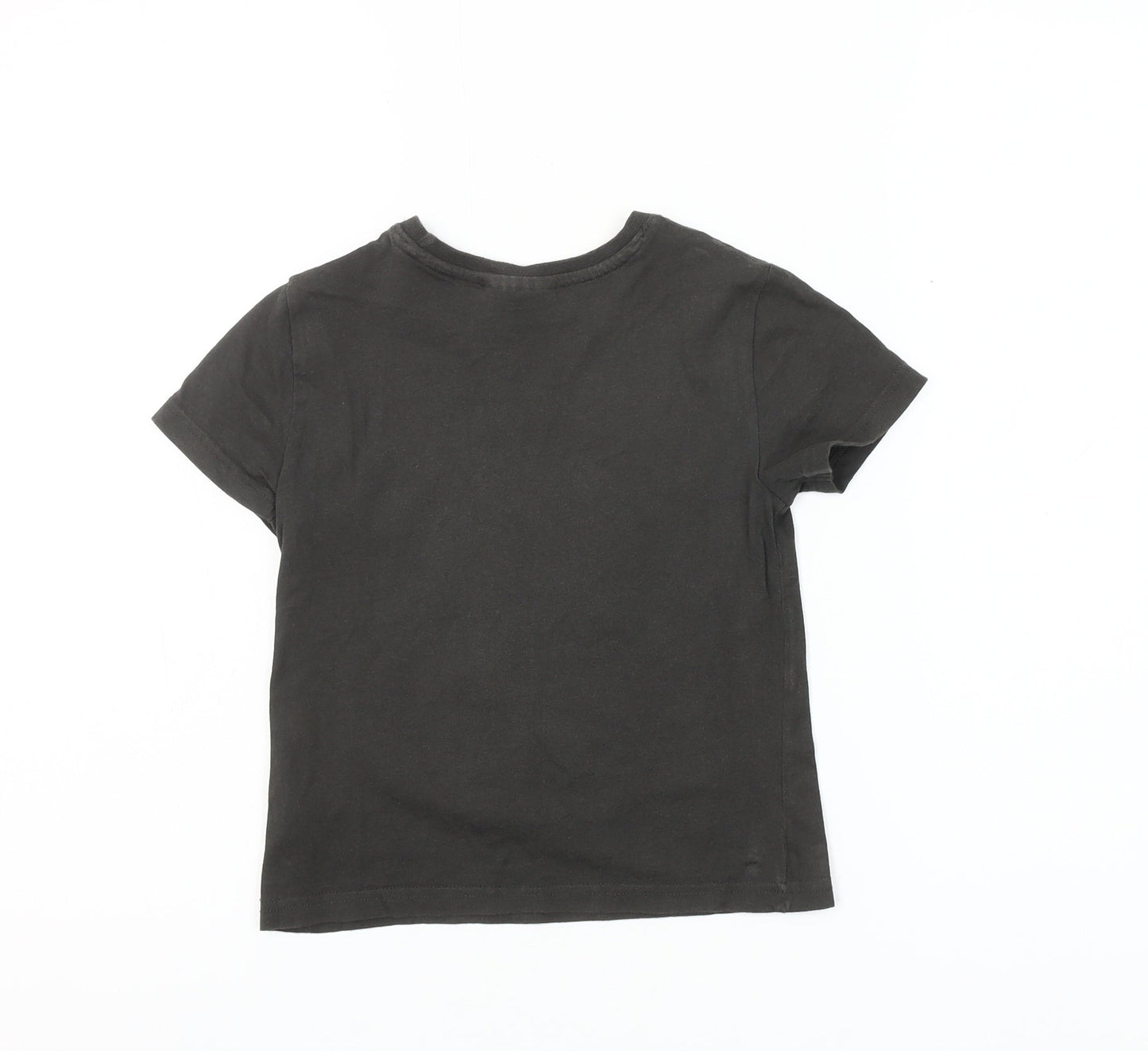 Pokémon Boys Black Psyduck Graphic T-Shirt 4-5 Years Short Sleeve