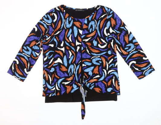 Just Elegance Womens Multicoloured Size 14 Tunic Blouse 3/4 Sleeve