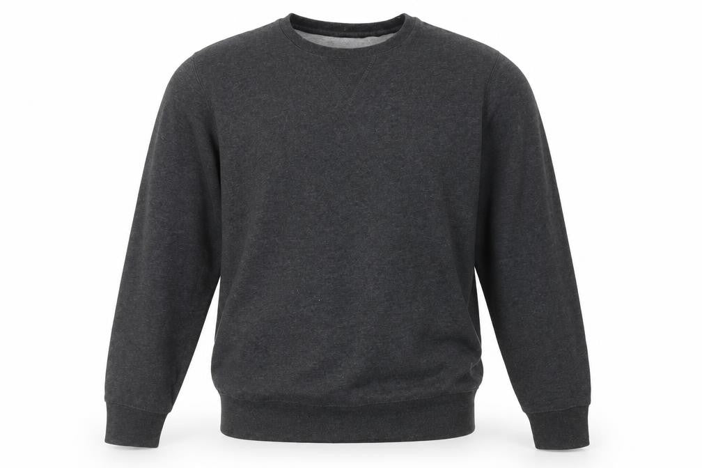 Dunnes Men’s Grey Sweatshirt L Crew Neck Pullover Fleece