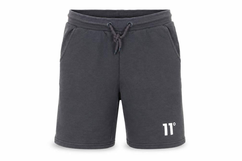 11 Degrees Boys Grey Xs Sweat Shorts With Drawstring Waist & Pockets