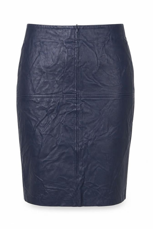 Part Two Women’s Black Faux Leather Pencil Skirt Size 8 Workwear