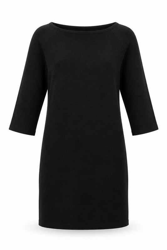 Gap Women’s Black Sheath Knee Length Dress Size M 3/4 Sleeve