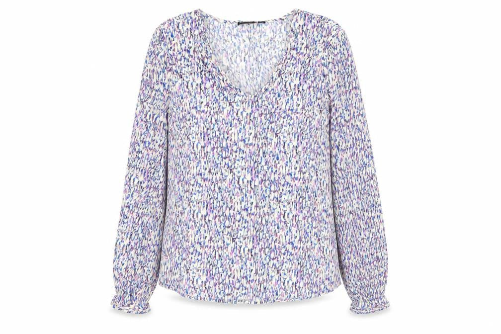 Pieces Women’s Multicoloured Floral Tunic Blouse Size L