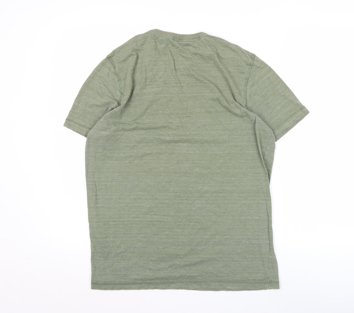 Jack & Jones Men's Green Graphic Logo T-Shirt Size M
