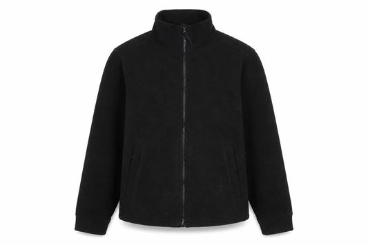 Regatta Mens Black Fleece Jacket M Full Zip Outdoor Casual