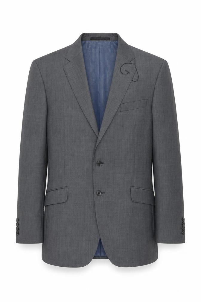 Marks & Spencer Men’s Grey Wool Suit Jacket 42L Classic Fit