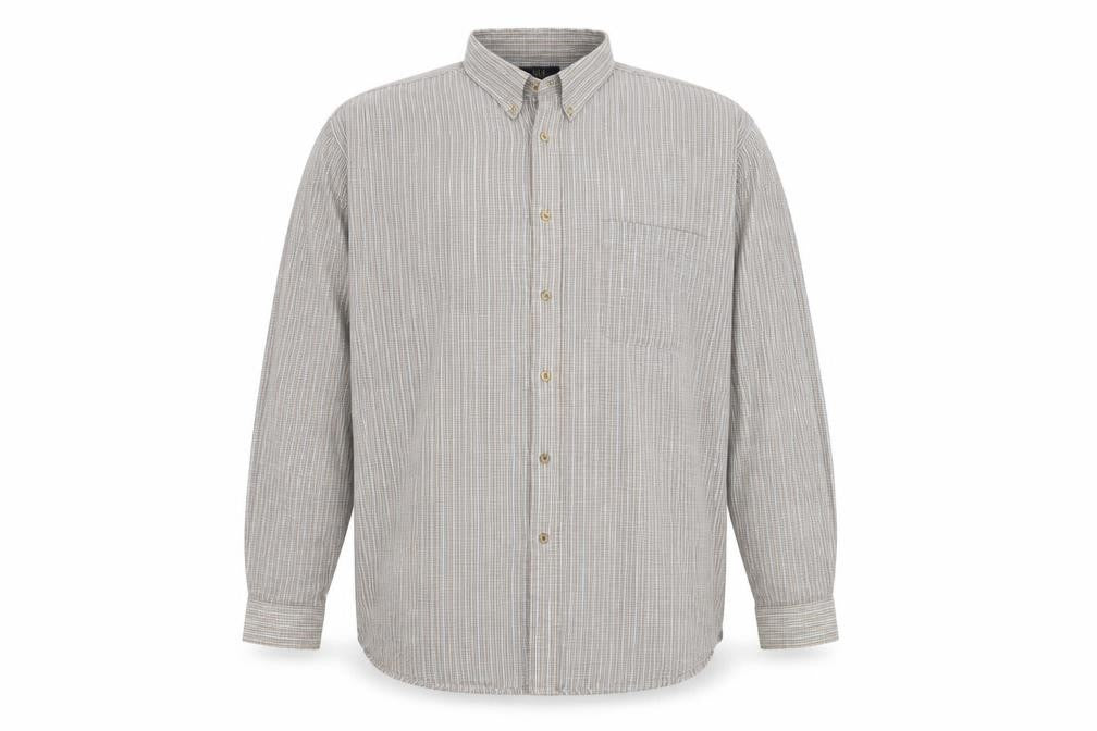 SRT Men’s Multicolour Check Shirt 2XL Tall Long Sleeve Button Up