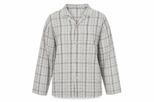 Marks and Spencer Womens Multicoloured Plaid Button-Up Shirt L