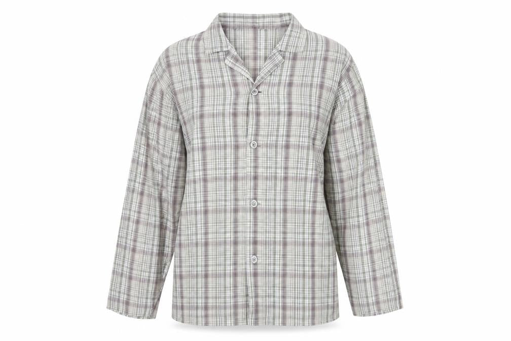 Marks & Spencer Womens Multicoloured Plaid Button-Up Shirt L