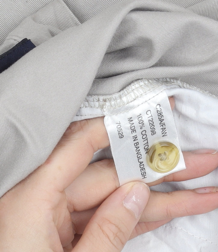 Cotton Traders Men’s Beige 36 Chino Trousers Regular Fit Casual