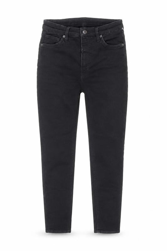 Monki Womens Black Skinny Jeans Size 29 Slim Fit High Rise Denim