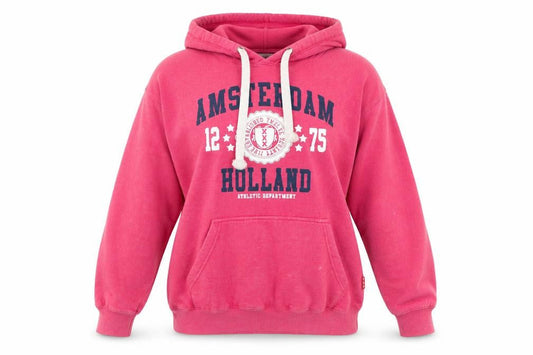 TotalDutch Womens Pink Graphic Hoodie XL Pullover Casual
