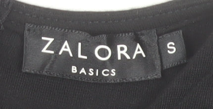 Zalora Women’s Black Sleeveless Bodycon Dress Size S Knee Length