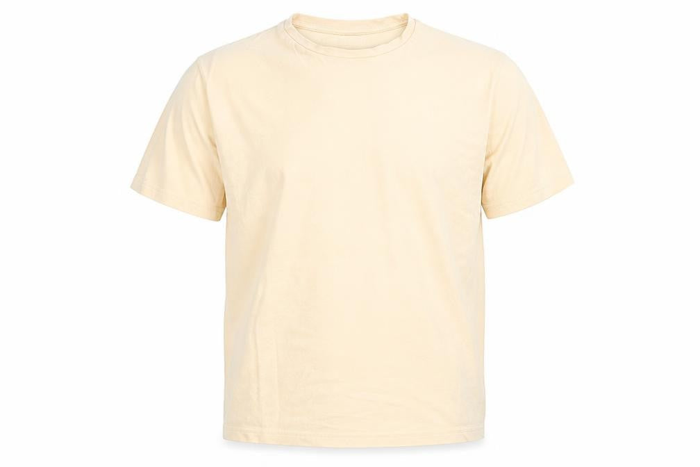 Dunnes Men’s Beige Cotton Crew Neck T-Shirt Size M