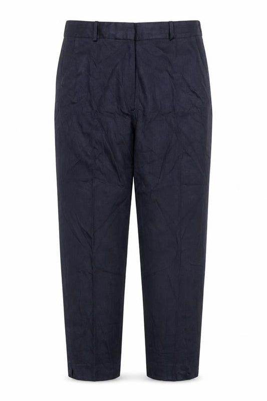 Paul Costelloe Womens Blue Size 10 Straight Leg Work Trousers