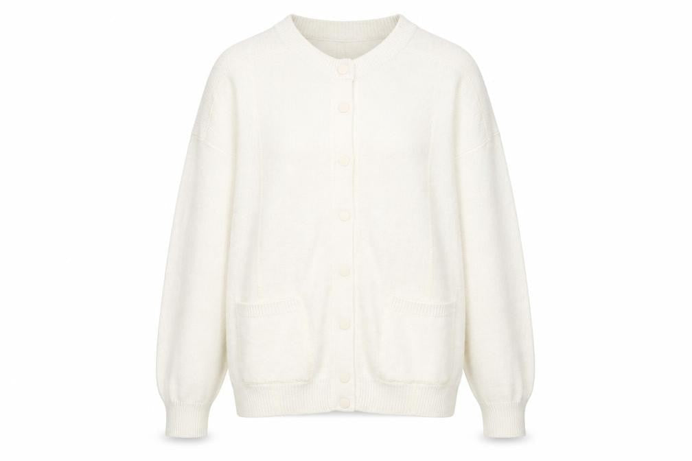 Marks & Spencer Women’s Beige Cardigan Size 12-14 Cotton Blend