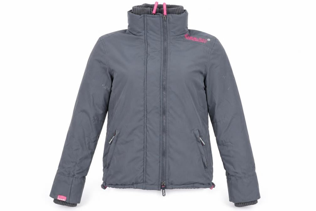 Superdry Women’s Grey Small Windbreaker Jacket Regular Fit