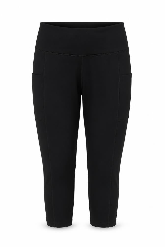 Iuga Womens Black 2XL Yoga Leggings with Pockets