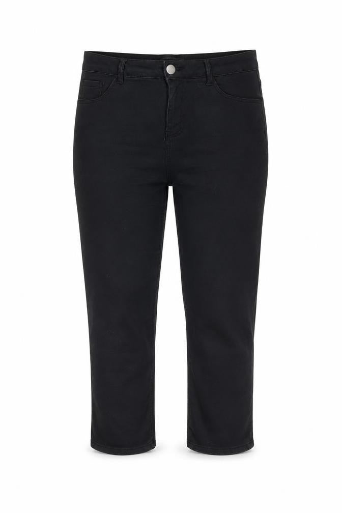 Dunnes Women’s Black Size 12 Slim Jegging Trousers Cotton Blend