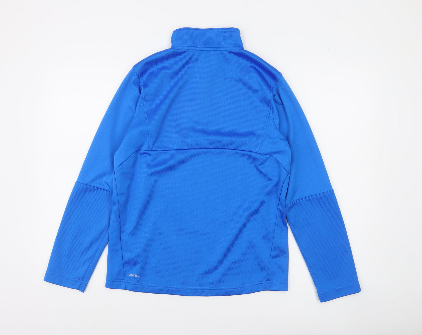 Puma Boys Blue 13-14Y Long Sleeve 1/4 Zip Sports Top