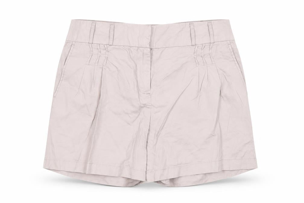 Warehouse Women’s Beige Cotton Chino Shorts UK 10