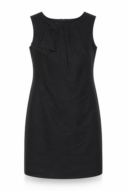 Monsoon Women’s Black Size 14 Sleeveless Sheath Knee Length Dress
