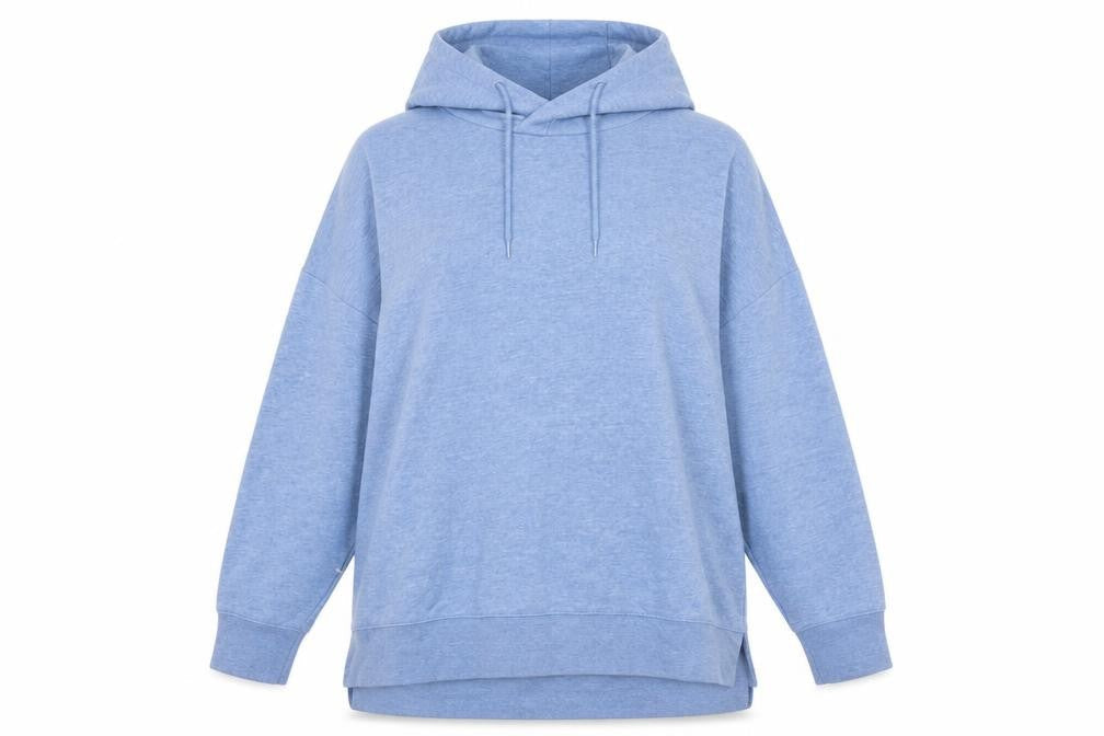 St. Bernard Dunnes Women’s Blue Pullover Hoodie Size L Relaxed Fit