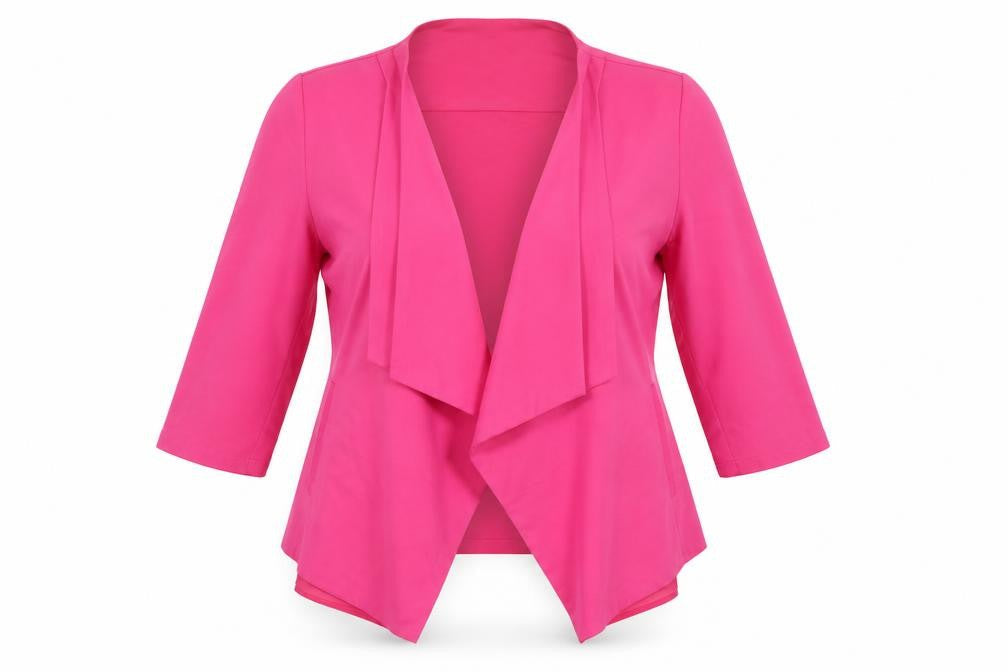 Savoir Womens Pink Size 14 Shawl Lapel Suit Jacket