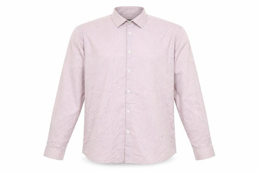 Cedarwood State Men’s Pink Slim Fit Long Sleeve Button-Up Shirt Size 17
