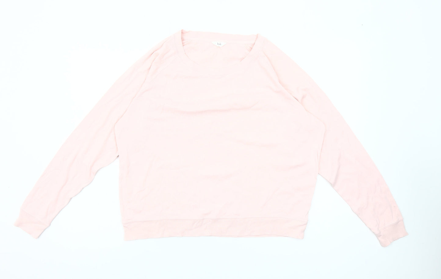 Hush Womens Pink Long Sleeve Crew Neck Jersey Top Size S