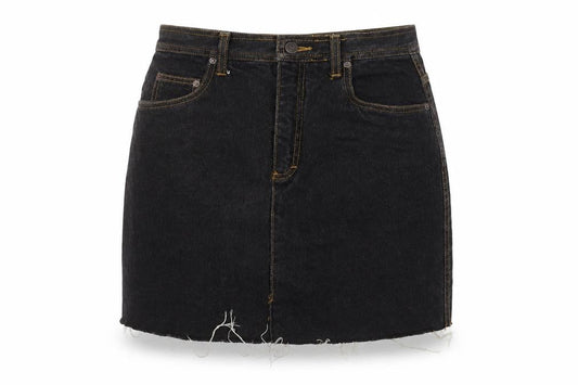 ESPRIT Women’s Black Denim Pencil Skirt Size 12 Mid Rise Casual