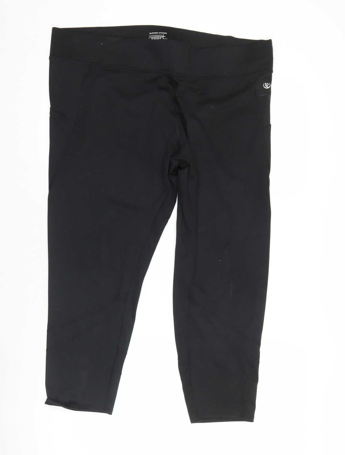 Dunnes Women’s Black XL Activewear Leggings Gym Yoga Slim Fit